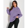 imageTrendy Queen Womens Oversized Hoodies Fleece Sweatshirts Fall Fashion Pullover Sweaters Winter ClothesLight Purple