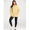imageTrendy Queen Womens Oversized Hoodies Fleece Sweatshirts Fall Fashion Pullover Sweaters Winter ClothesLight Yellow