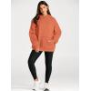imageTrendy Queen Womens Oversized Hoodies Fleece Sweatshirts Fall Fashion Pullover Sweaters Winter ClothesMelon Orange
