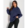 imageTrendy Queen Womens Oversized Hoodies Fleece Sweatshirts Fall Fashion Pullover Sweaters Winter ClothesNavy