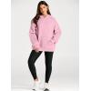 imageTrendy Queen Womens Oversized Hoodies Fleece Sweatshirts Fall Fashion Pullover Sweaters Winter ClothesPale Pink