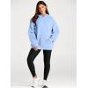 imageTrendy Queen Womens Oversized Hoodies Fleece Sweatshirts Fall Fashion Pullover Sweaters Winter ClothesSky Blue