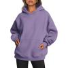 imageTrendy Queen Womens Oversized Hoodies Fleece Sweatshirts Fall Fashion Pullover Sweaters Winter ClothesLight Purple