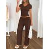 imageTrendy Queen 2 Piece Lounge Sets for Women Summer Outfits 2026 Fashion Two Piece Loungewear Spring Outfits ClothesCocoa