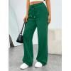 imageTrendy Queen Womens Wide Leg Sweatpants Baggy Barrel Pants with Pockets High Waist Lounge Joggers for Fall WinterGreen
