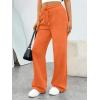 imageTrendy Queen Womens Wide Leg Sweatpants Baggy Barrel Pants with Pockets High Waist Lounge Joggers for Fall WinterOrange