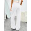 imageTrendy Queen Womens Wide Leg Sweatpants Baggy Barrel Pants with Pockets High Waist Lounge Joggers for Fall WinterWhite