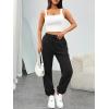 imageTrendy Queen Sweatpants Women Baggy Joggers with Pockets Lounge Comfy Barrel Pants Teens Cute Y2K Sports Fall Clothes 2026Black