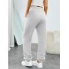 imageTrendy Queen Sweatpants Women Baggy Joggers with Pockets Lounge Comfy Barrel Pants Teens Cute Y2K Sports Fall Clothes 2026Grey