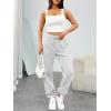 imageTrendy Queen Sweatpants Women Baggy Joggers with Pockets Lounge Comfy Barrel Pants Teens Cute Y2K Sports Fall Clothes 2026Grey