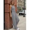 imageTrendy Queen Womens 2 Piece Sweatsuits Lounge Sets Track Suits Tank Tops Wide Leg Pants Spring Matching Outfits 2026Grey