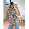 imageTrendy Queen Womens Off The Shoulder Tops Oversized TShirts Short Sleeve Tees Summer 2026 Casual Spring Fashion ClothesCamokhakigrey
