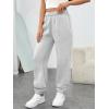 imageTrendy Queen Womens Sweatpants High Waisted Winter Baggy Lounge Pants Fall Active Fleece Comfy Joggers 2026Grey