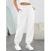 imageTrendy Queen Womens Sweatpants High Waisted Winter Baggy Lounge Pants Fall Active Fleece Comfy Joggers 2026White