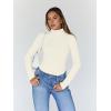 imageTrendy Queen Womens Turtleneck Long Sleeve Shirts Spring Fashion Basic Thermal Underwear Tops Winter Clothes 2026Apricot