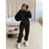 imageTrendy Queen Sweatsuits Women 2 Piece Outfit Two Piece Lounge Sets Hoodies and Sweatpants Fall Fashion Clothes 2026 TracksuitBlack