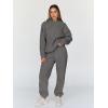 imageTrendy Queen Sweatsuits Women 2 Piece Outfit Two Piece Lounge Sets Hoodies and Sweatpants Fall Fashion Clothes 2026 TracksuitBlackgrey