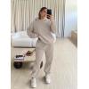 imageTrendy Queen Sweatsuits Women 2 Piece Outfit Two Piece Lounge Sets Hoodies and Sweatpants Fall Fashion Clothes 2026 TracksuitCoffeegrey