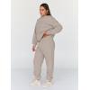 imageTrendy Queen Sweatsuits Women 2 Piece Outfit Two Piece Lounge Sets Hoodies and Sweatpants Fall Fashion Clothes 2026 TracksuitCoffeegrey