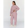 imageTrendy Queen Sweatsuits Women 2 Piece Outfit Two Piece Lounge Sets Hoodies and Sweatpants Fall Fashion Clothes 2026 TracksuitDarkpink