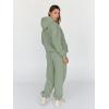 imageTrendy Queen Sweatsuits Women 2 Piece Outfit Two Piece Lounge Sets Hoodies and Sweatpants Fall Fashion Clothes 2026 TracksuitGreen