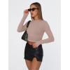 imageTrendy Queen Womens Long Sleeve T Shirts Fall Fashion 2026 Basic Crop Tops Going Out Outfits Y2k ClothesLatte