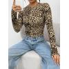 imageTrendy Queen Womens Long Sleeve T Shirts Fall Fashion 2026 Basic Crop Tops Going Out Outfits Y2k ClothesLeopard