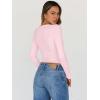 imageTrendy Queen Womens Long Sleeve Tops Going Out Top Trendy Cute Shirt Y2k Clothes Fashion Clothing Fall Outfits 2026Pink