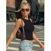 imageTrendy Queen Womens Sleeveless Tank Tops Workout 2026 Summer Clothes OutfitsBlack