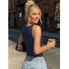 imageTrendy Queen Womens Sleeveless Tank Tops Workout 2026 Summer Clothes OutfitsNavy Blue