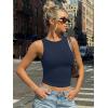 imageTrendy Queen Womens Sleeveless Tank Tops Workout 2026 Summer Clothes OutfitsNavy Blue