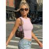 imageTrendy Queen Womens Sleeveless Tank Tops Workout 2026 Summer Clothes OutfitsPink
