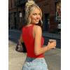 imageTrendy Queen Womens Sleeveless Tank Tops Workout 2026 Summer Clothes OutfitsRed