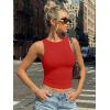 imageTrendy Queen Womens Sleeveless Tank Tops Workout 2026 Summer Clothes OutfitsRed
