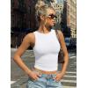 imageTrendy Queen Womens Sleeveless Tank Tops Workout 2026 Summer Clothes OutfitsWhite