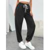 imageTrendy Queen Womens Sweatpants Athletic Joggers Baggy Pants Lounge Bottom 2026 Fall Fashion with PocketsDarkgrey