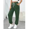 imageTrendy Queen Womens Sweatpants Athletic Joggers Baggy Pants Lounge Bottom 2026 Fall Fashion with PocketsGreen