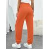 imageTrendy Queen Womens Sweatpants Athletic Joggers Baggy Pants Lounge Bottom 2026 Fall Fashion with PocketsOrange