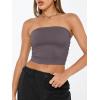 imageTrendy Queen Womens Tube Tops Strapless Crop Tops Basic Backless Sleeveless Going Out 2026 Spring Outfits Summer ClothesNutmeg