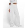 imageTrendy Queen Womens Wide Leg Sweatpants Baggy Y2K High Waisted Joggers Fall Fashion Outfits Clothes with Pockets 2026White