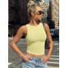 imageTrendy Queen Womens Double Lined Sleeveless Tank Tops Workout 2026 Summer ClothesLight Yellow