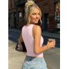 imageTrendy Queen Womens Double Lined Sleeveless Tank Tops Workout 2026 Summer ClothesPink