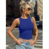 imageTrendy Queen Womens Double Lined Sleeveless Tank Tops Workout 2026 Summer ClothesRoyal Blue