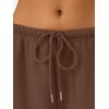 imageTrendy Queen Womens Wide Leg Sweatpants Baggy Drawstring Low Rise Lounge Pants 2026 Fall Joggers with PocketsBrown
