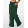 imageTrendy Queen Womens Wide Leg Sweatpants Baggy Drawstring Low Rise Lounge Pants 2026 Fall Joggers with PocketsDarkgreen
