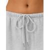 imageTrendy Queen Womens Wide Leg Sweatpants Baggy Drawstring Low Rise Lounge Pants 2026 Fall Joggers with PocketsGrey