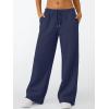 imageTrendy Queen Womens Wide Leg Sweatpants Baggy Drawstring Low Rise Lounge Pants 2026 Fall Joggers with PocketsNavyblue
