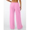 imageTrendy Queen Womens Wide Leg Sweatpants Baggy Drawstring Low Rise Lounge Pants 2026 Fall Joggers with PocketsPink