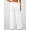 imageTrendy Queen Womens Wide Leg Sweatpants Baggy Drawstring Low Rise Lounge Pants 2026 Fall Joggers with PocketsWhite
