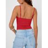 imageTrendy Queen Going Out Tops for Women Sexy Cute Y2K Camisole Spaghetti Strap Tank Clothes Summer Beach Vacation Outfits 2026Red